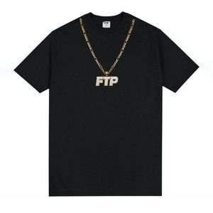 NEW FTP (fcukthepopulation) Chain Tee - Black - XL